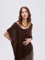 Poncho Frial Chocolate