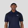 Tonal Stripe Polo - Hombre Midnight Navy