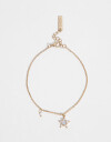 Pulseras Flexibles Strass Pulsera Con Diije De Estrella - Dorado