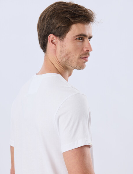 REMERA LISA DE ALGODÓN Blanco