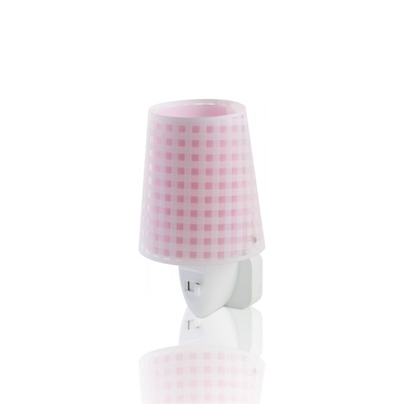 Veladora infantil VICHY PINK cuadrillé rosa DA0132