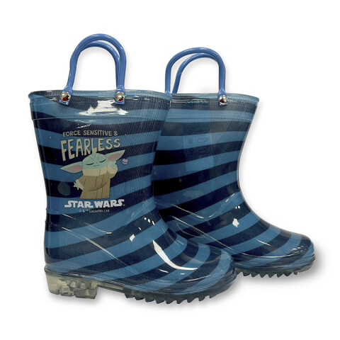 Botas de Lluvia Infantiles Baby Yoda Talle 24 al 29 U