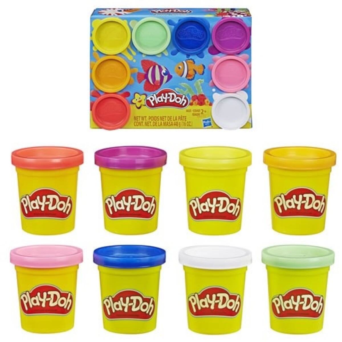 Set de Masas 8 colores - Arcoiris 