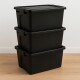 Set x3 Caja organizadora 10lts NEGRO