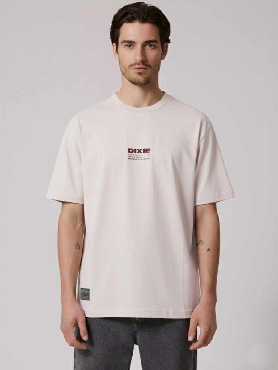 T-SHIRT RELSI DIXIE - Marfil 