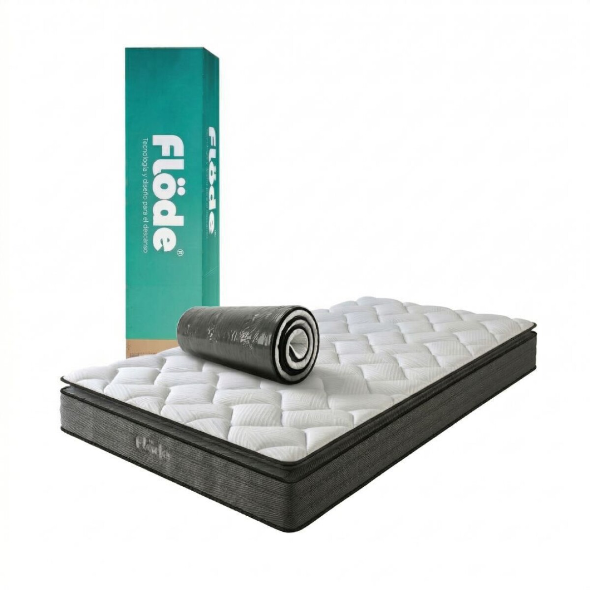 Colchón de resortes 1 1/2 Plaza - Flöde Plus 