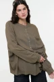 CAMISA CUELLO MAO Verde Militar
