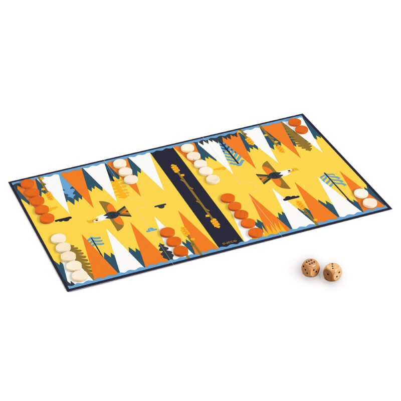 Juegos Clásicos Djeco - Backgammon Juegos Clásicos Djeco - Backgammon