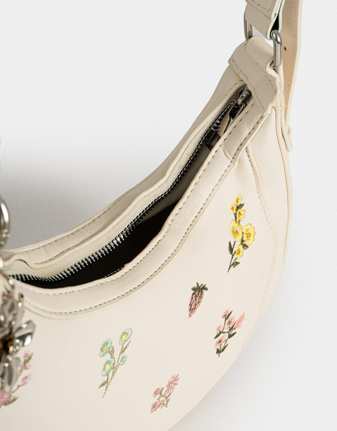 Bandoleras Bandolera Con Charm - Estampado Flores