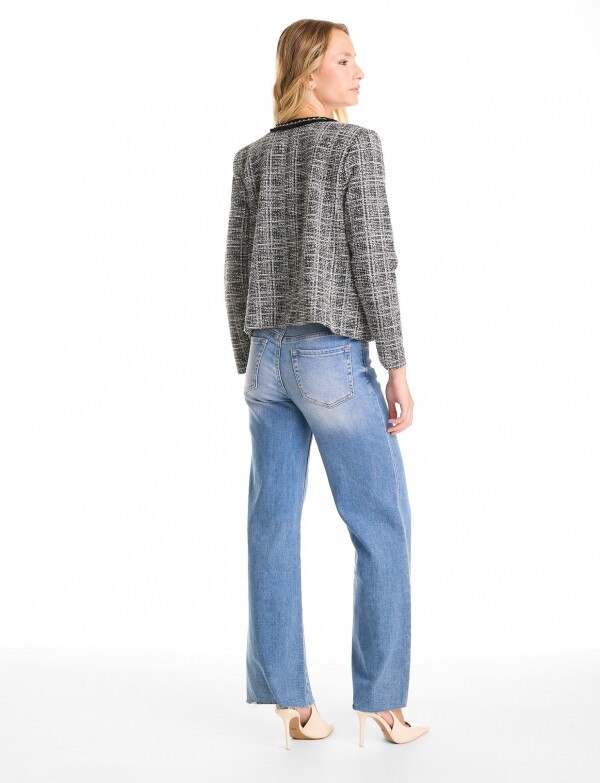 Chaqueta Tweed NEGRO/BLANCO