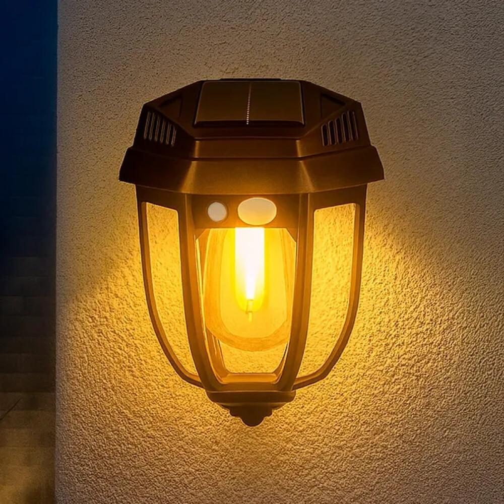 Lámpara Solar Con Sensor De Movimiento Pared Estaca Lámpara Solar Con Sensor De Movimiento Pared Estaca