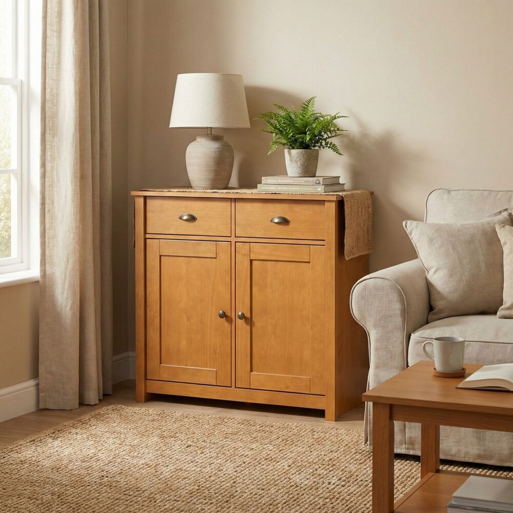 Aparador 2 puertas 2 cajones - Linea Colonial Freijo