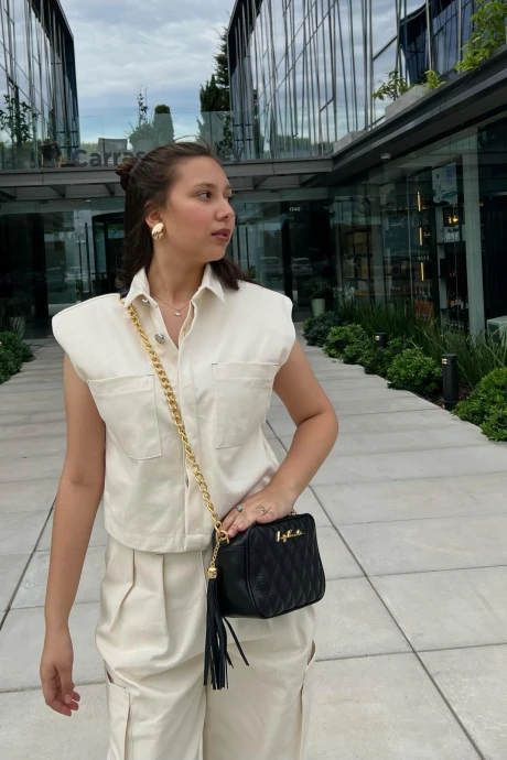 Chaleco Cora Off White