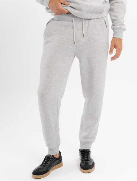 Pantalon felpa Gael gris melange
