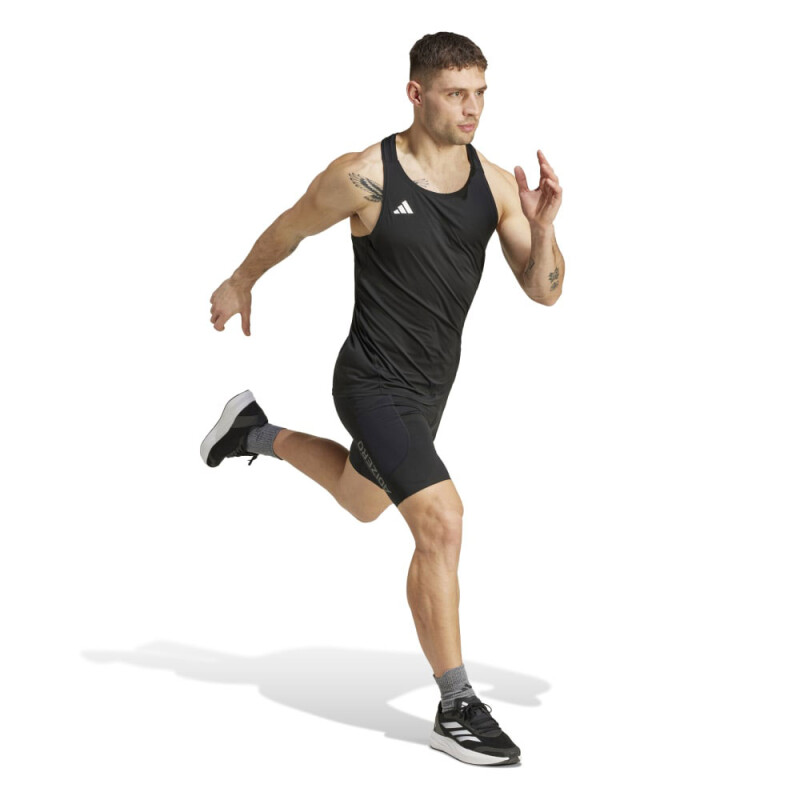 Musculosa de Hombre Adidas Adizero Negro