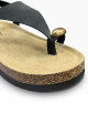 Sandalia Bettina con aplique BT105 Negro