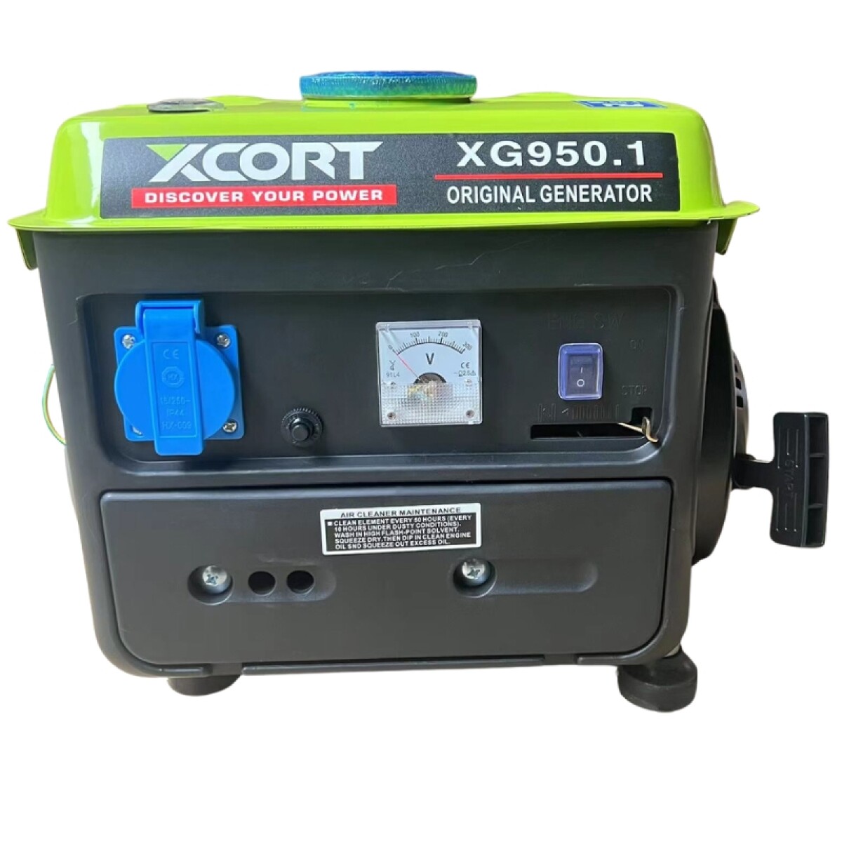 XCORT GENERADOR A GASOLINA ARRANQUE RETROCESO 63CC 0.8KW 