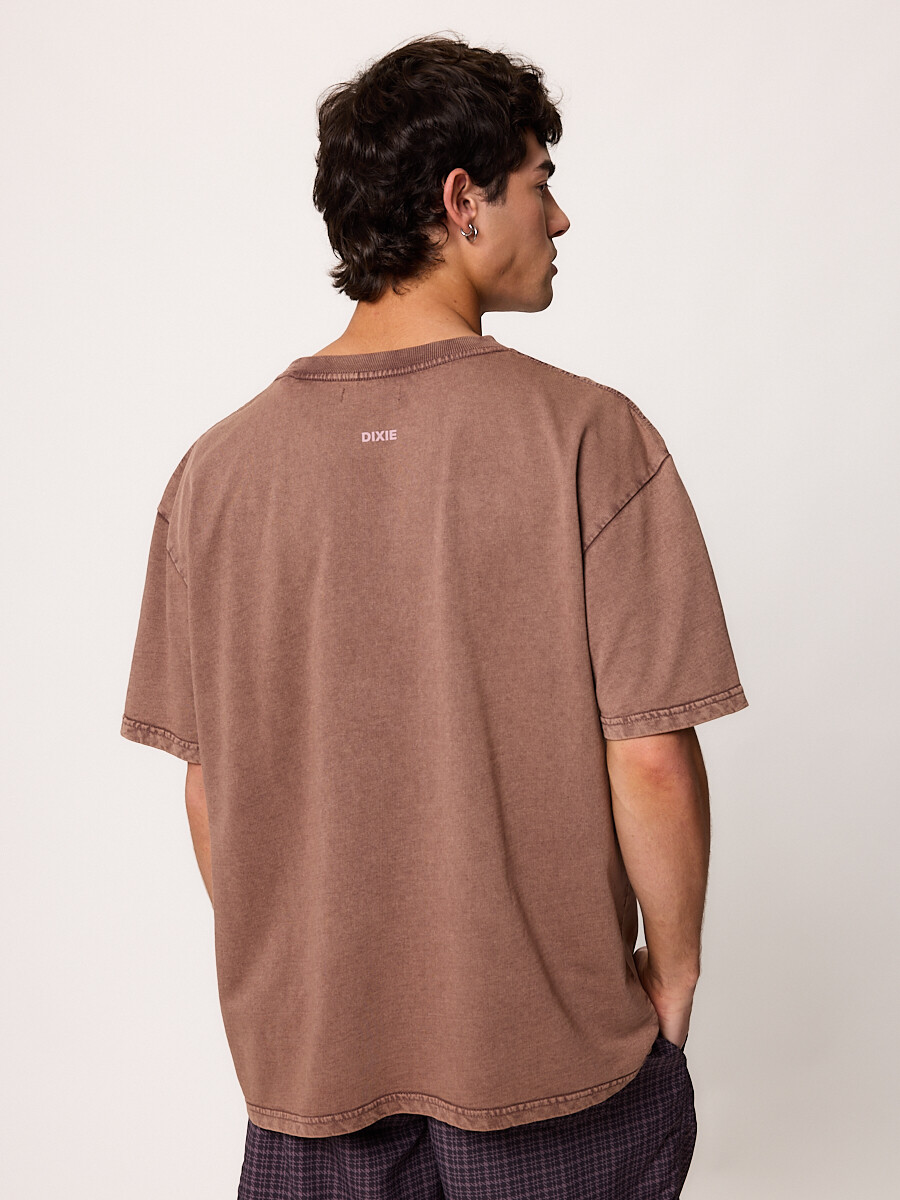 T-SHIRT M/C GURRO DIXIE Tabaco