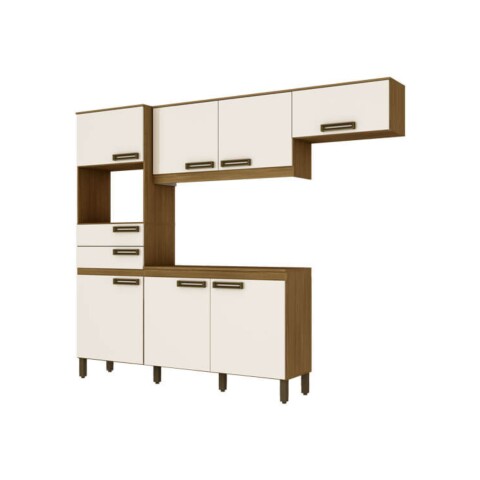 KIt Cocina 2250 7 Puertas 2 Cajones B107 Briz Nature | Off White KIt Cocina 2250 7 Puertas 2 Cajones B107 Briz Nature | Off White