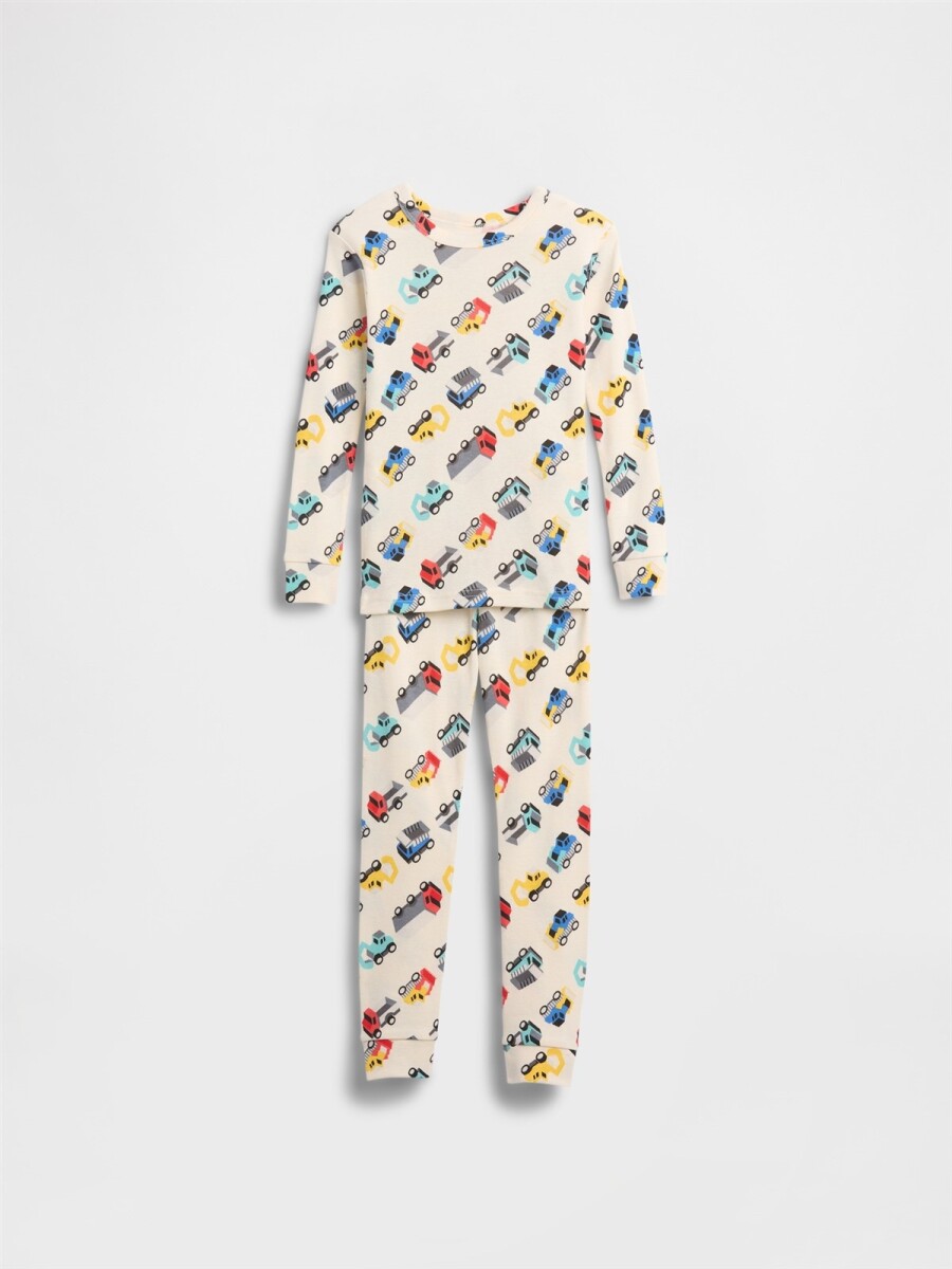 Pijama Toddler Niño - Ivory Frost 