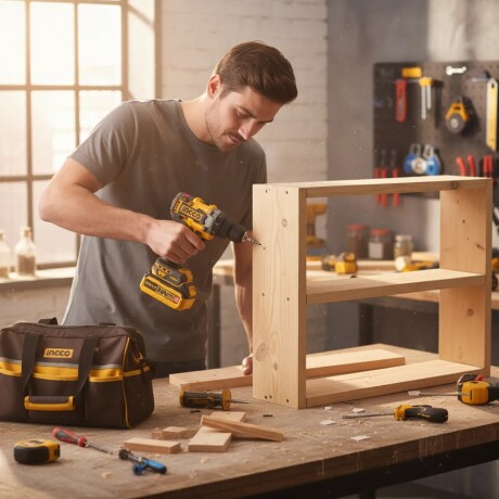 Kit Ingco 9 herramientas a batería + accesorios y valija Kit Ingco 9 herramientas a batería + accesorios y valija