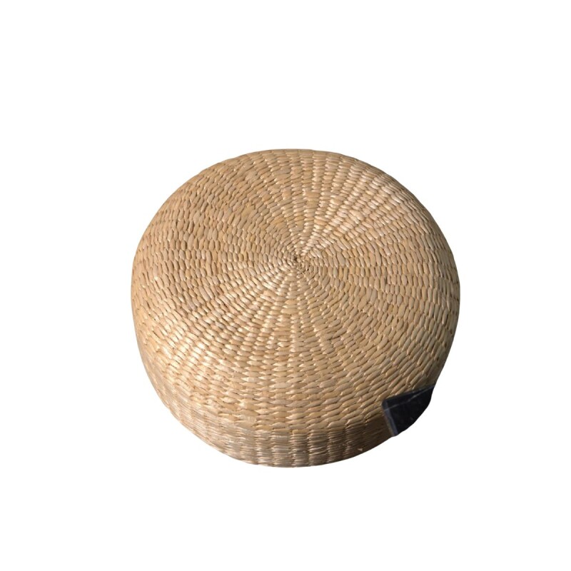 Puff almohadón de piso circular ratán Diámetro 40cm y 20cm altura Puff almohadón de piso circular ratán Diámetro 40cm y 20cm altura