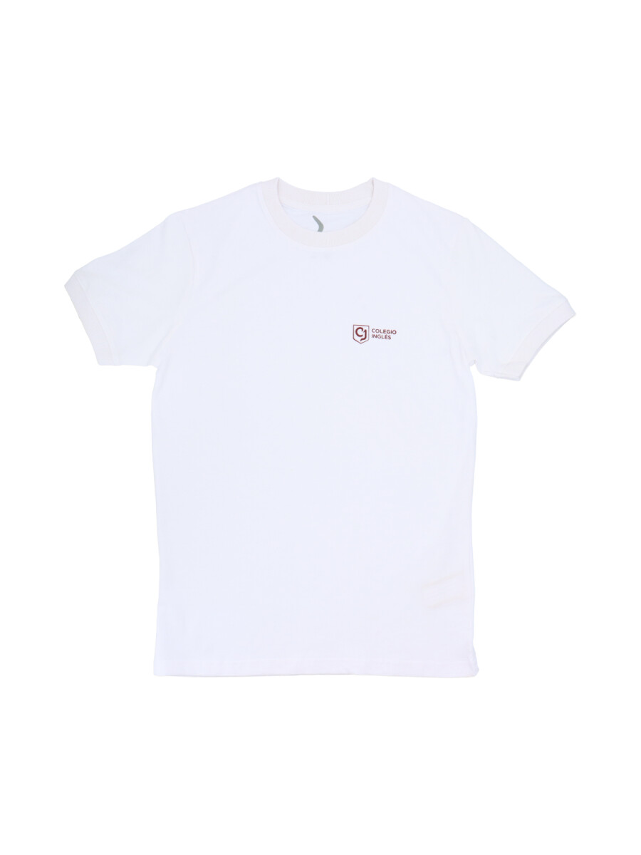 T-shirt Manga Corta SEC Colegio Inglés - Blanco 