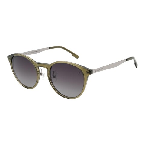 Lentes De Sol Ultralight Redondo De Acetato Degradado/Verde