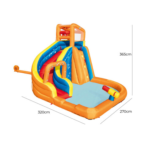 Piscina Bestway Parque De Juegos C/ Tobogán Inflable Naranja