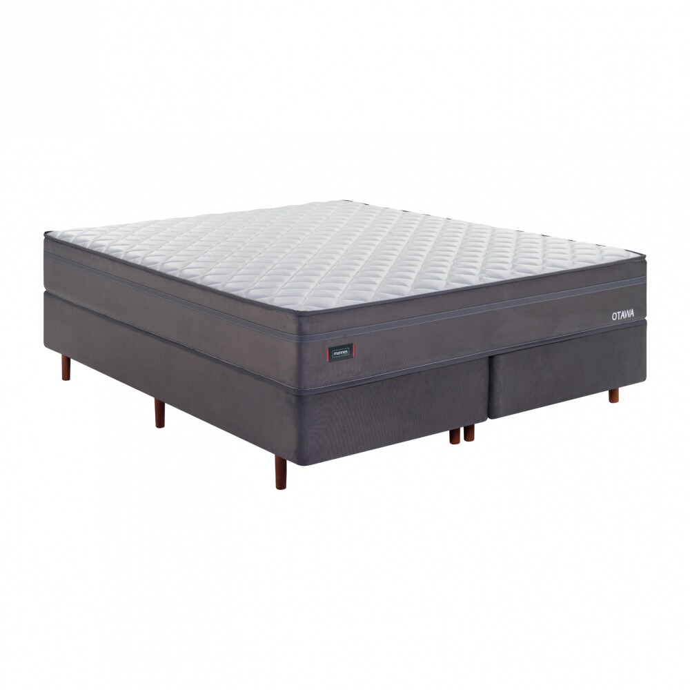 Sommier Queen Resortes MaxSpring 120 Kg - Otawa Sommier Queen Resortes MaxSpring 120 Kg - Otawa
