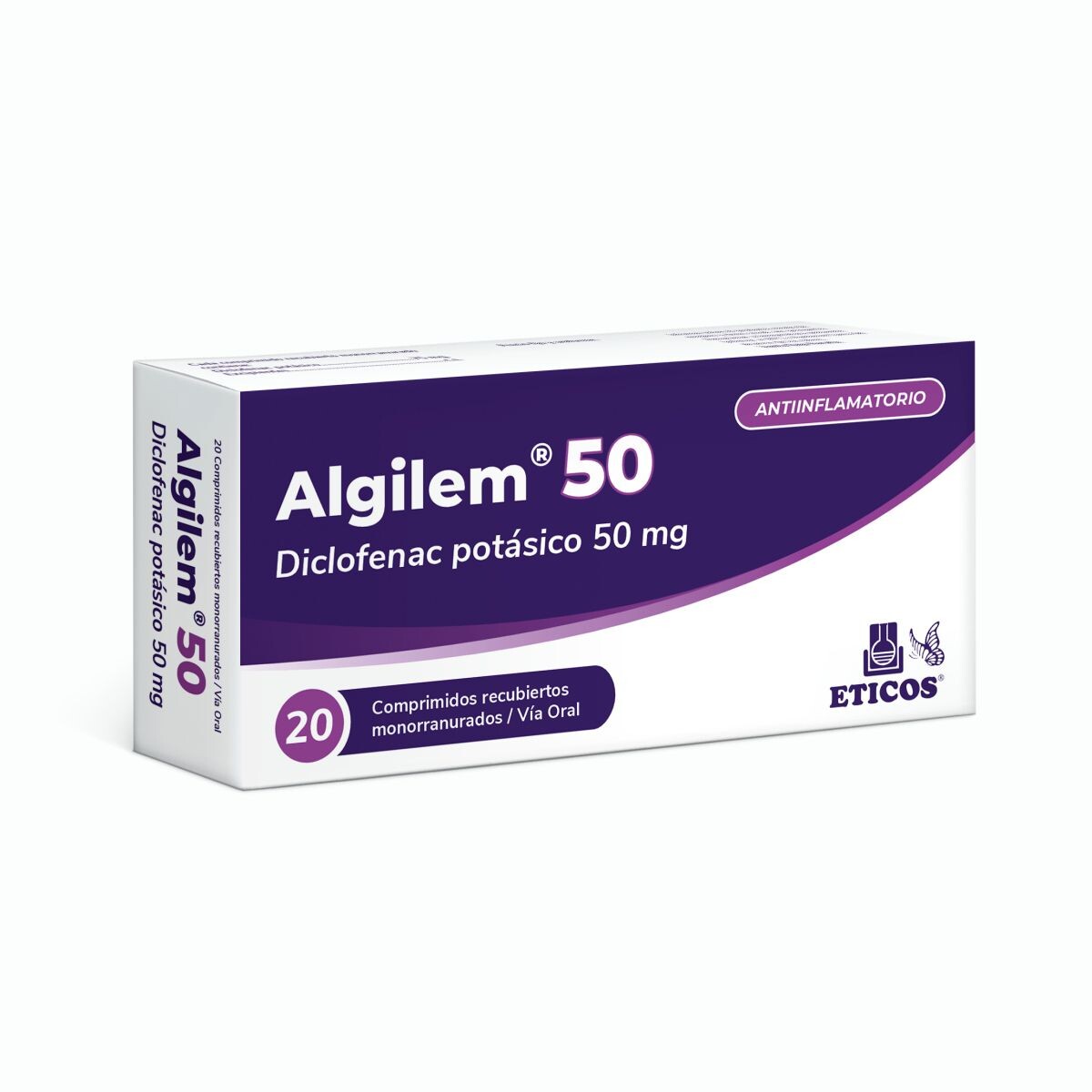 ALGILEM 50 MG CJ X 20 COMPRIMIDOS 