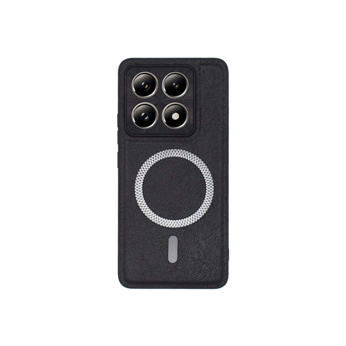 Protector para Xiaomi Redmi 14T Pro MagSafe cuero color negro 