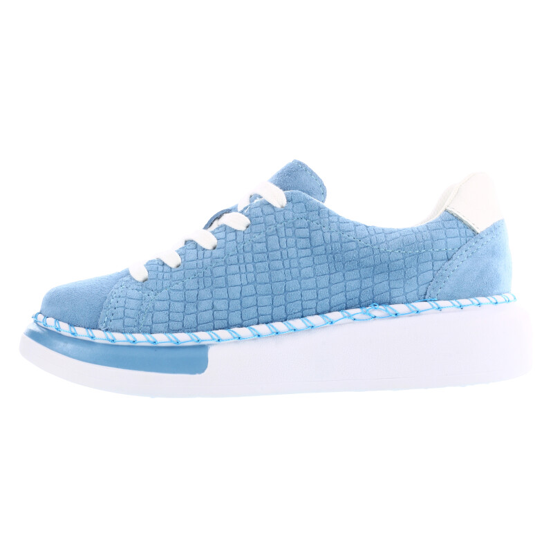 Zapato de Mujer Bottero Deportivo acordonado Celeste - Blanco
