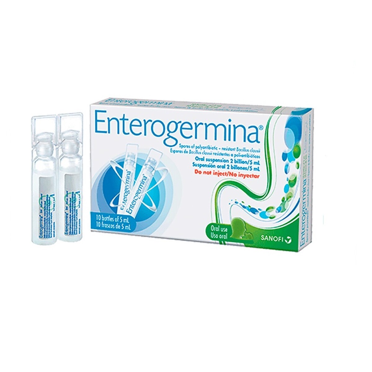 Enterogermina 5 Ml. 10 Ampollas Bebibles 