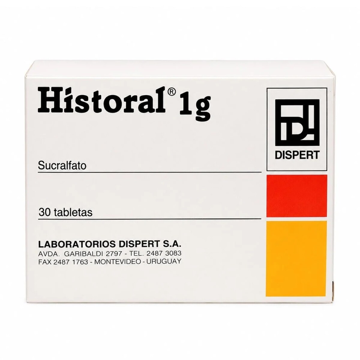Historal 1 Gr. 30 Tabletas. 