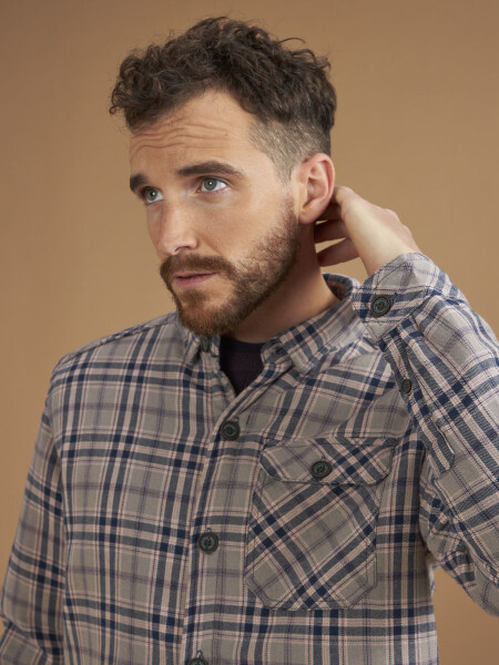 SHIRT MEDAN 3.0 GRIS/MARINO/ROSA