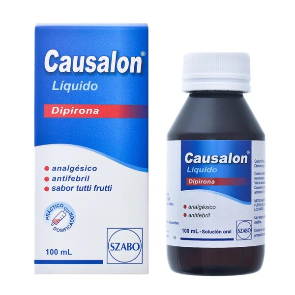 Jarabe Causalon Líquido Dipirona 100 ml - SZABO Jarabe Causalon Líquido Dipirona 100 ml - SZABO