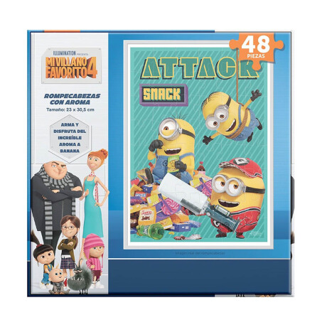 Puzzle Infantil 48p Aroma Banana Mi Villano Favorito 4 Puzzle Infantil 48p Aroma Banana Mi Villano Favorito 4