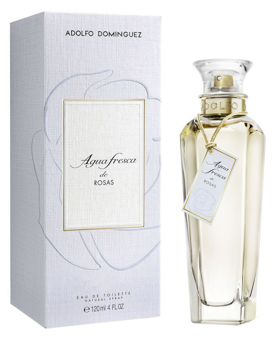 Perfume Adolfo Dominguez Agua Fresca de Rosas EDT 120ml Original 