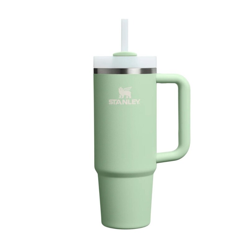 Vaso Térmico en Acero inox. Stanley Quencher 887ml Pistacho