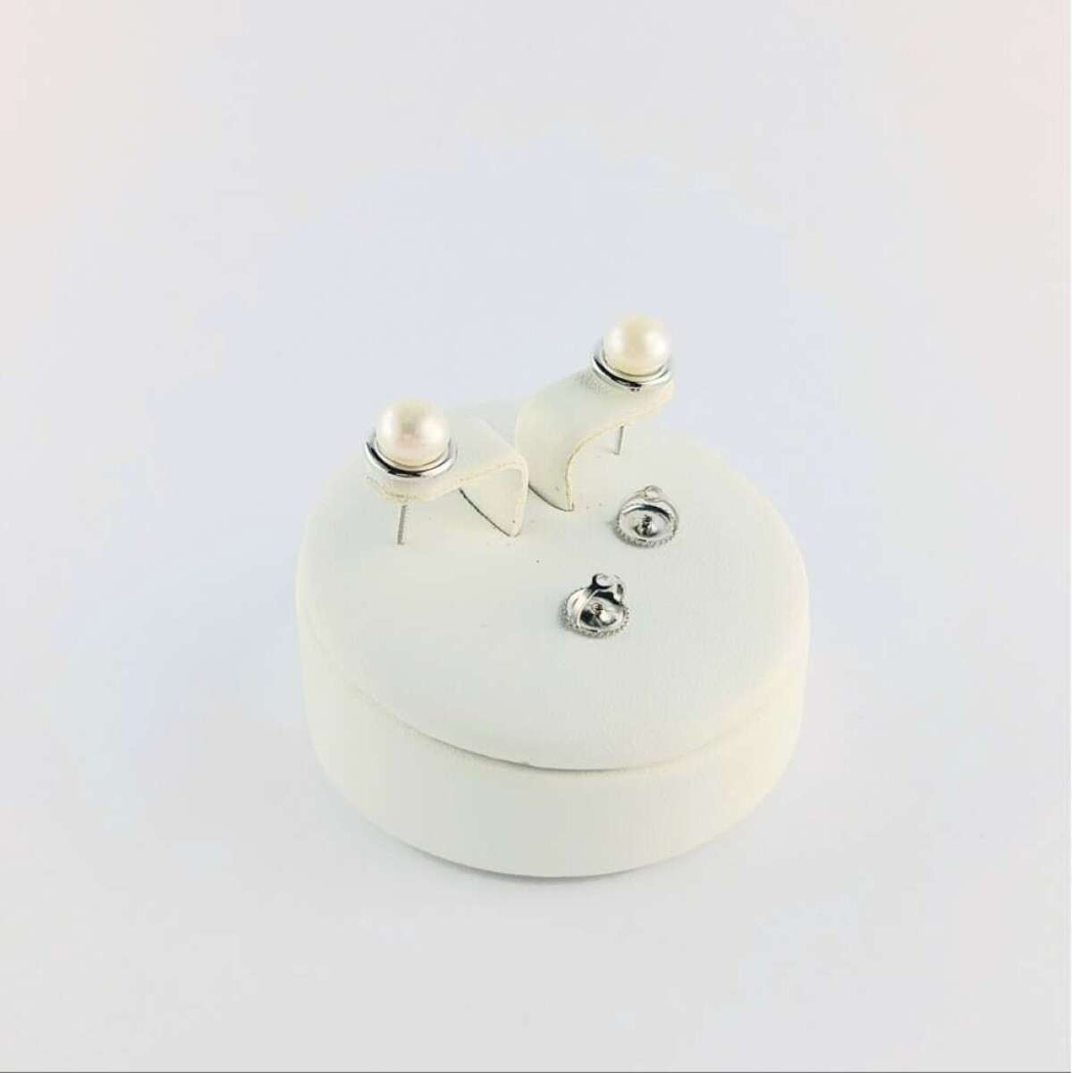 Par de caravanas de plata 925 - Perla de Río 