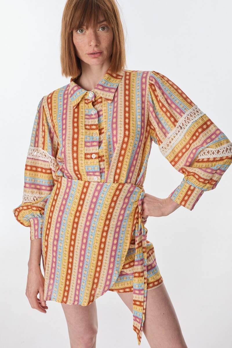 Camisa Hibisco - Estampa Lotos 