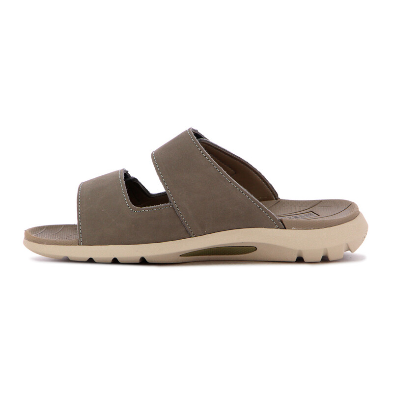 Country Sandalia De Hombre Doble Tira C/ Velcro - Kaki Kaki