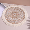 Individual Circular - Estampado Y Flecos Individual Circular - Estampado Y Flecos
