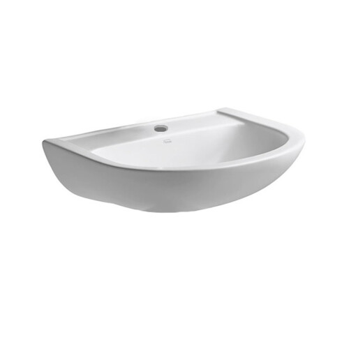 PILETA PARA PEDESTAL BARI BLANCO BRILLANTE 1 AGUJERO 000