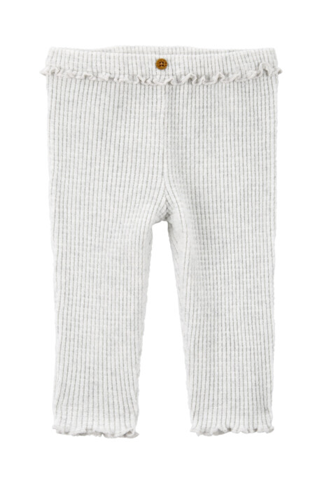 Pantalón de algodón térmico, gris Sin color