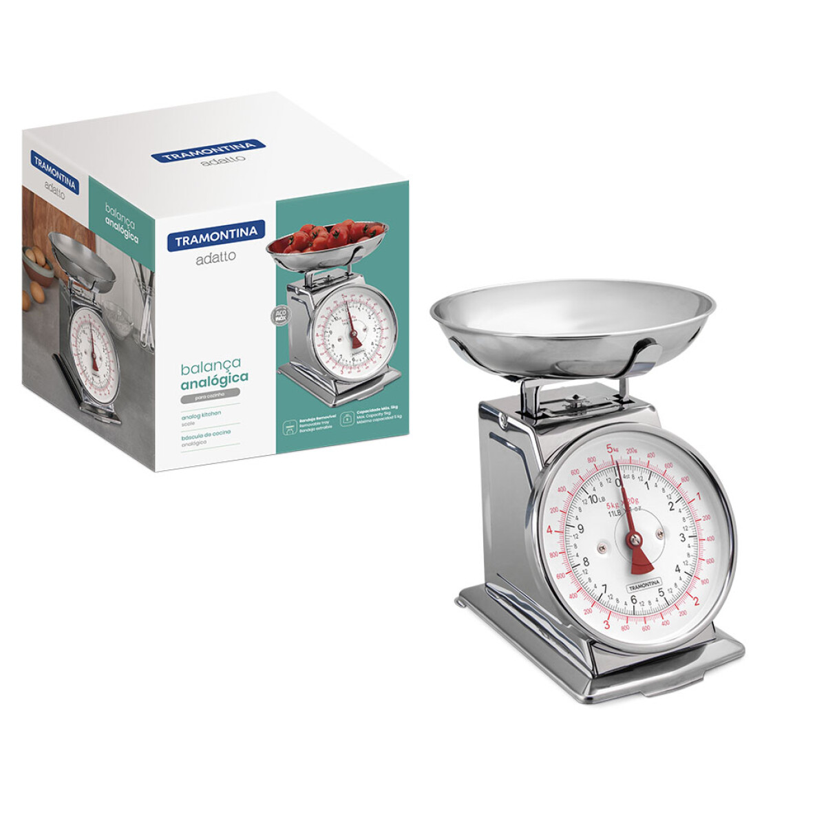 Balanza para Cocina Tramontina Adatto Vintage 5KG 