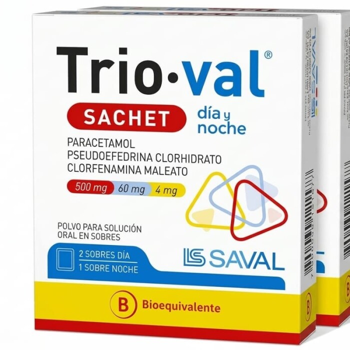TRIO-VAL SACHETS X 2 CJS (OPCION 3) PACK única
