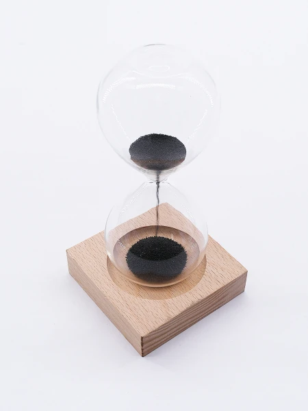 RELOJ DE ARENA RÚSTICO MADERA