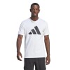 Remera Adidas Train Essentials Feelready Logo Blanco